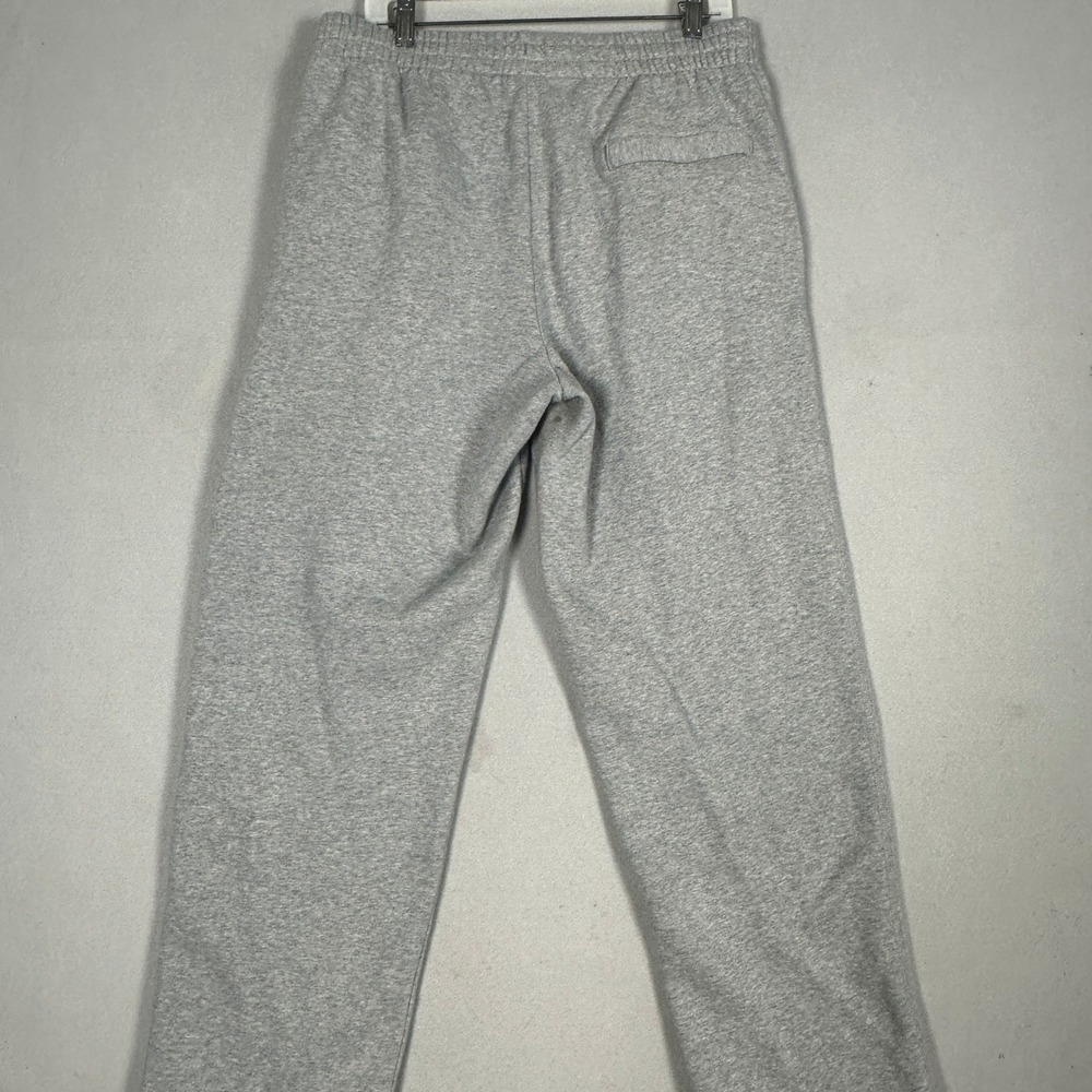 Nike Sweatpants Mens XL Grey Fleece Relaxed Straight Leg Swoosh Stretch Waist - Picture 2 of 12
